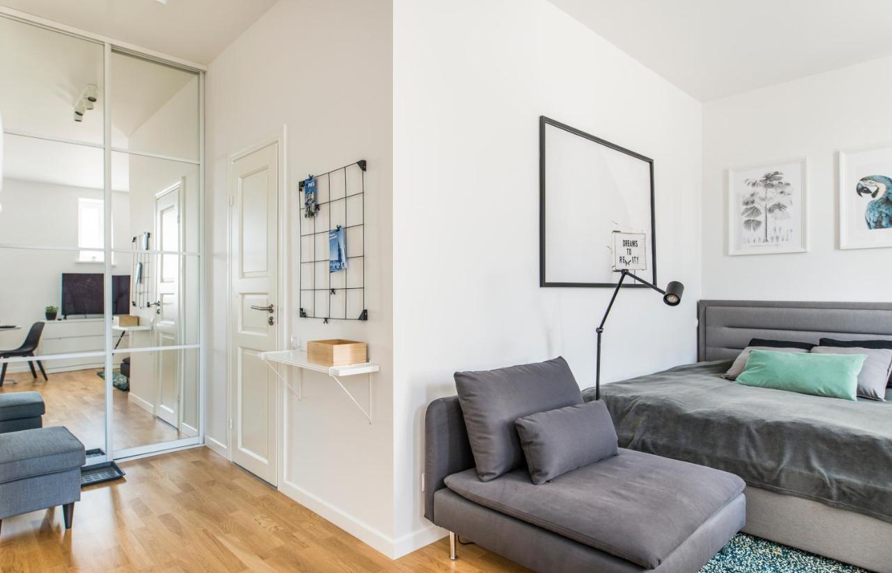 Cozy Modern Studio - Great For Short Trips ريغا المظهر الخارجي الصورة